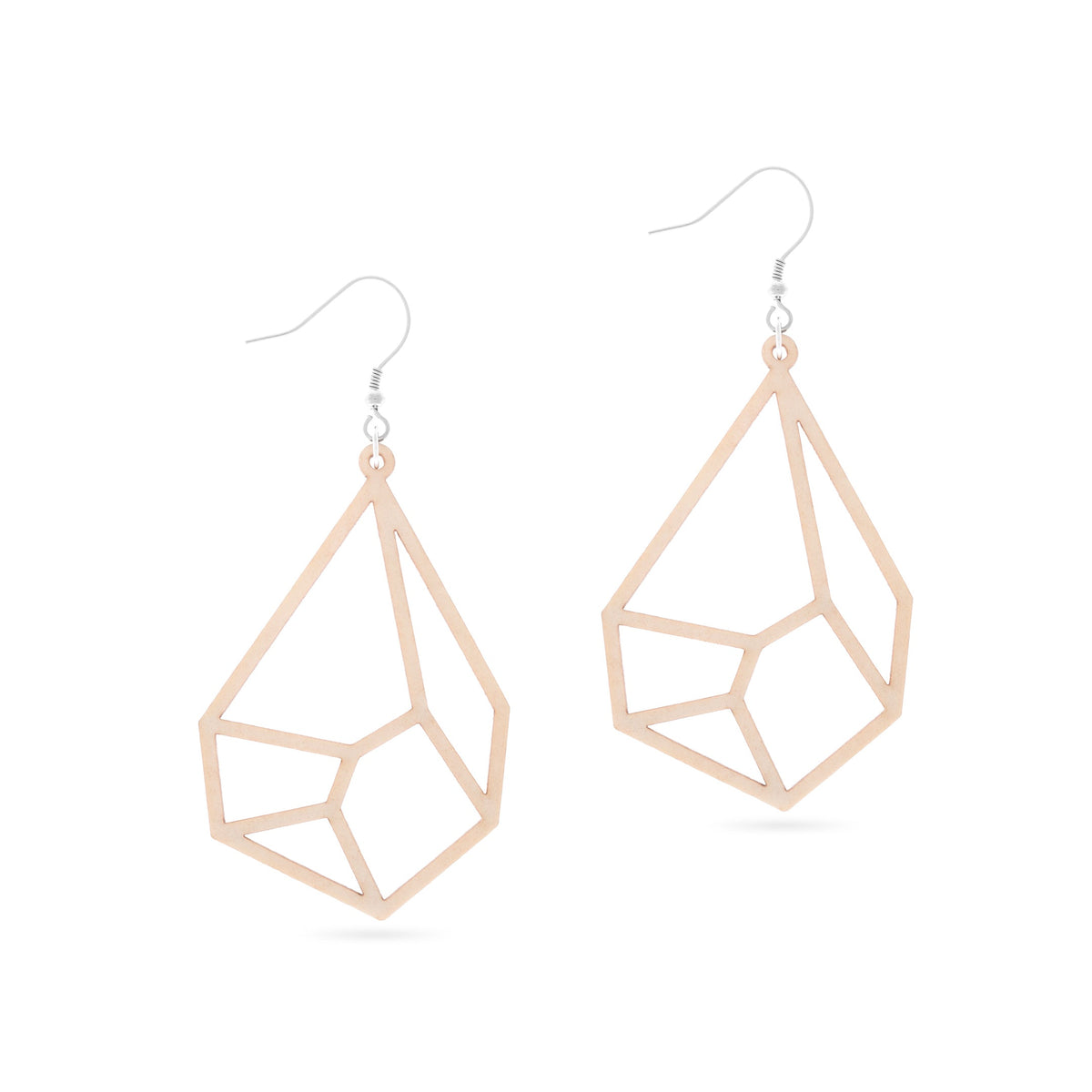 "Havu Lähde - Puiset korvakorut"