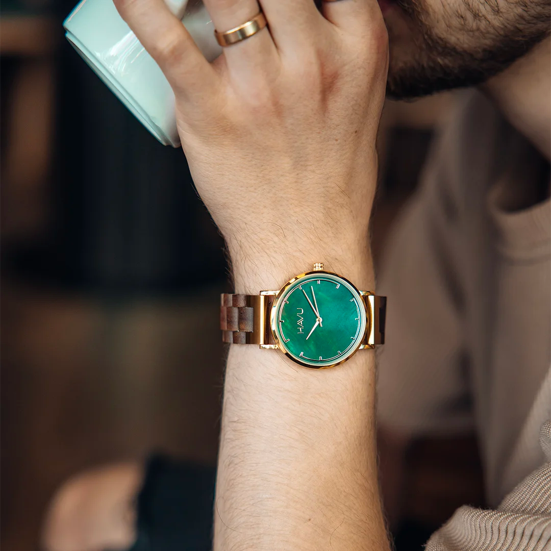 Havu revontuli-kello pähkinä 40mm rannekuva