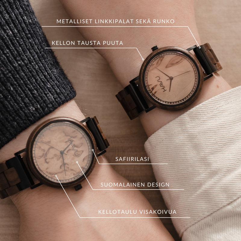 "Havu Aava 42 mm rannekellon ominaisuudet"