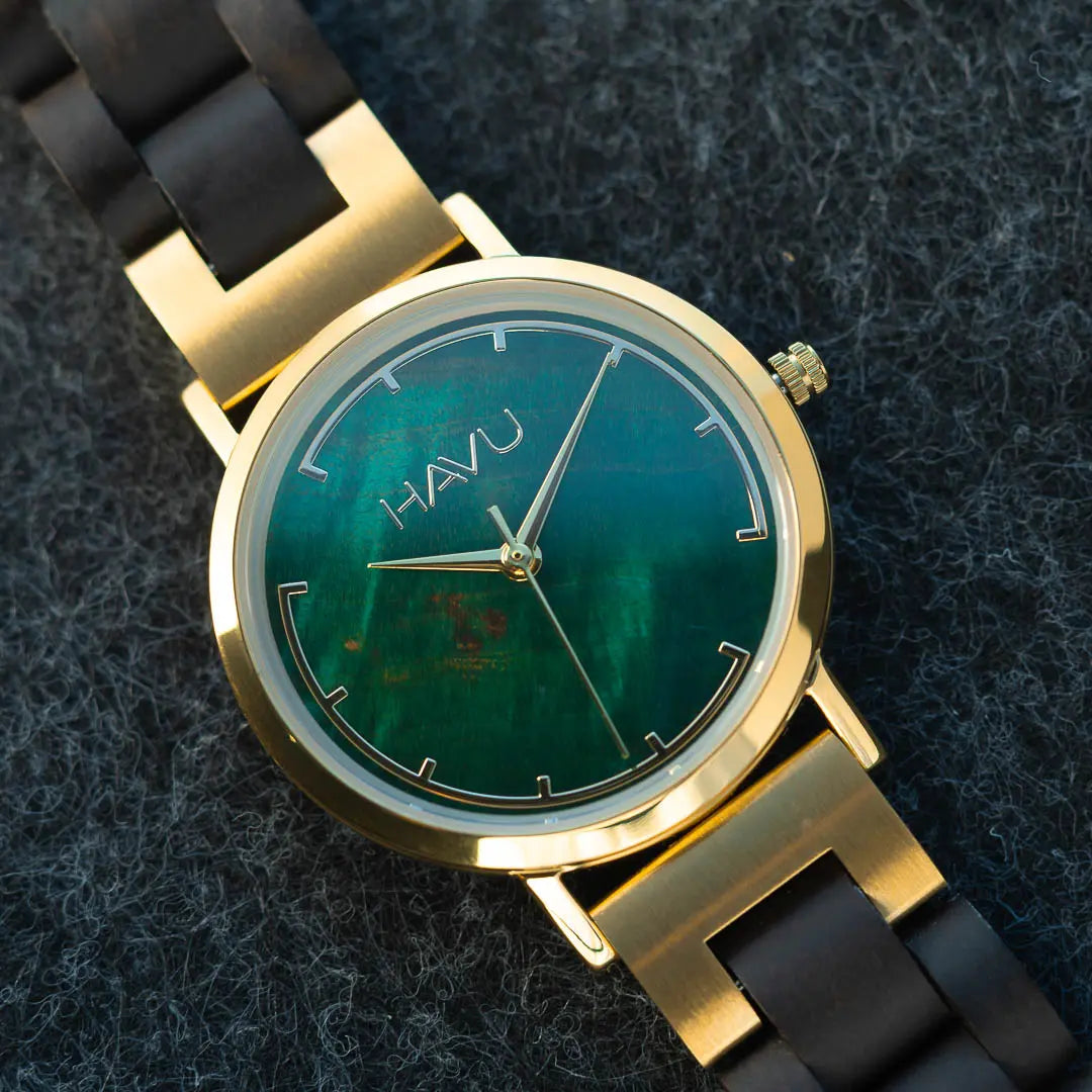 Havu revontuli-kello eebenpuu 32 mm tuotekuva