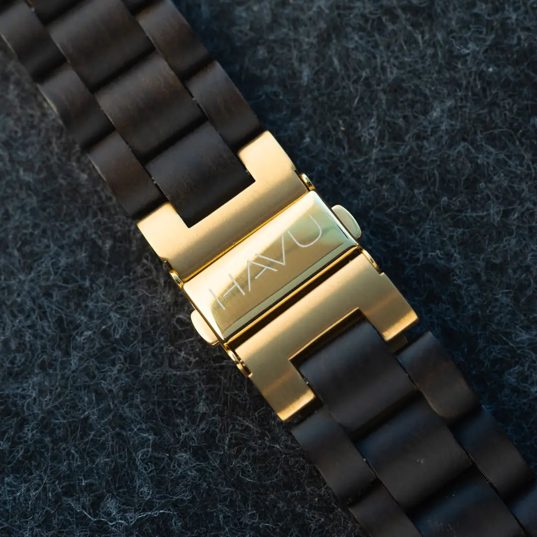 Havu revontuli-kello eebenpuu 40 mm tuotekuva lukitus