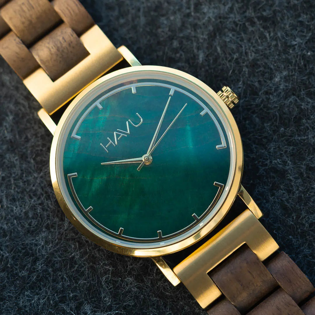 Havu revontuli-kello pähkinä 40mm tuotekuva