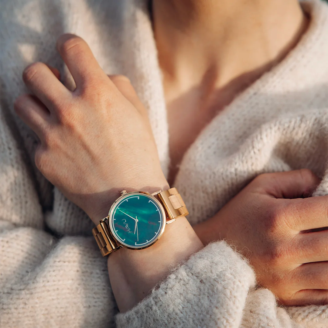 Havu revontuli-kello koivu 40mm rannekuva