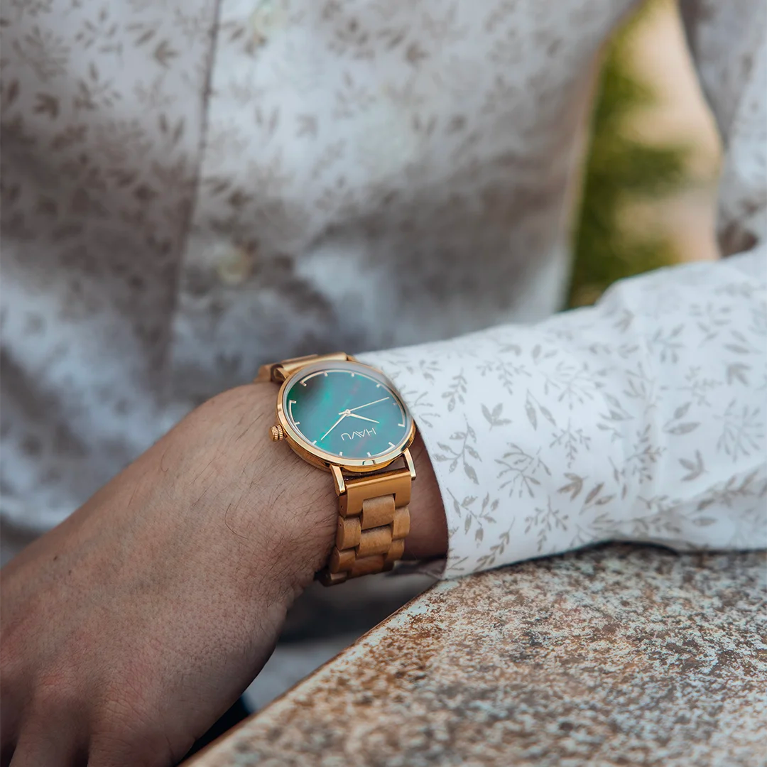 Havu revontuli-kello koivu 40mm rannekuva