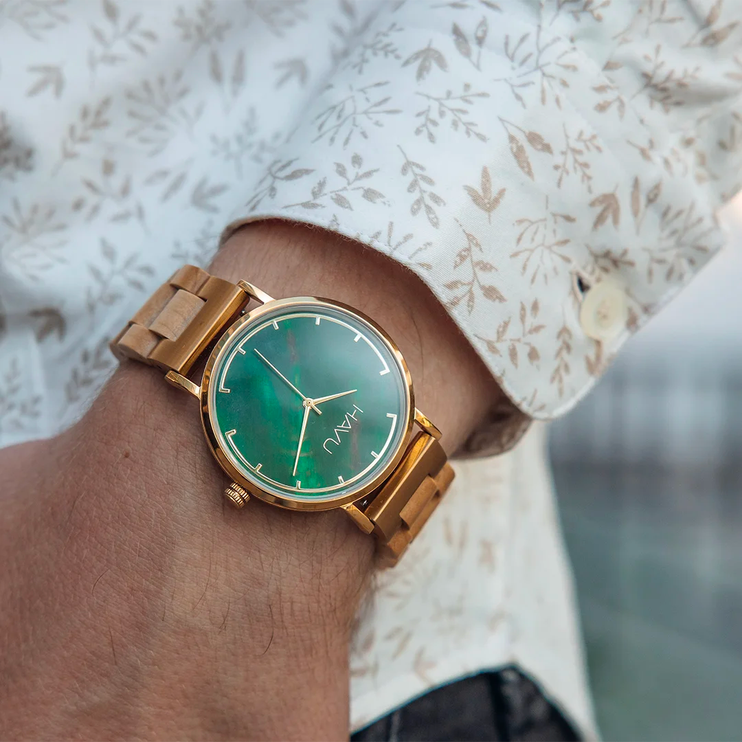 Havu revontuli-kello koivu 40mm rannekuva