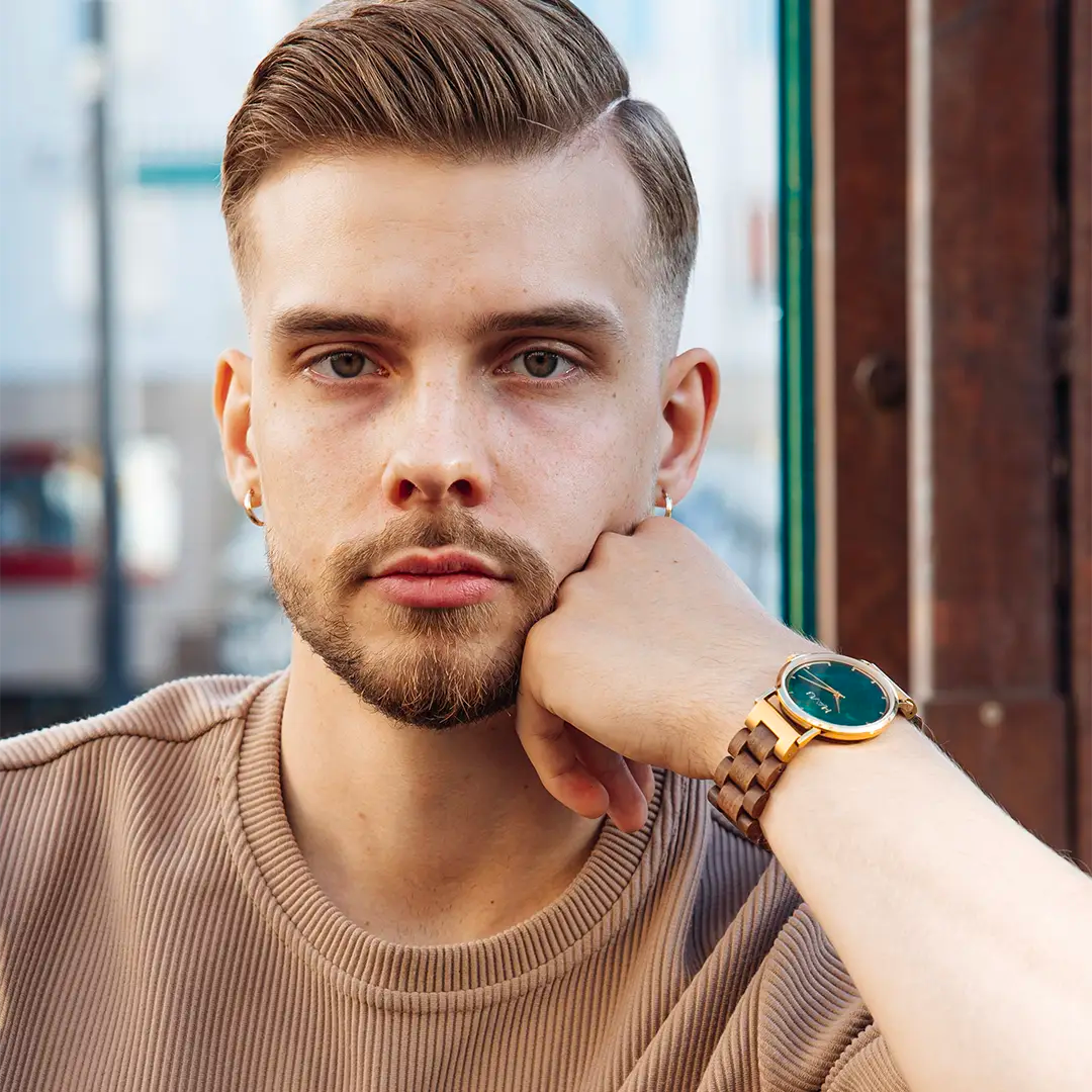 Havu revontuli-kello pähkinä 40mm rannekuva
