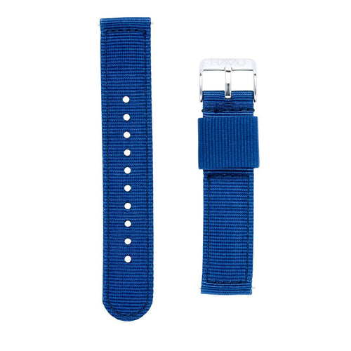 Sininen tekstiiliranneke (20mm) - Havu Watches